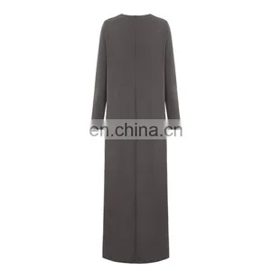 New Model Wholesale Islamic Clothing Latest Designs Women Dubai Abaya thumbnail-2