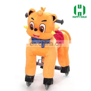 New Design Plush Toy Horse on Wheels Adult Porn Blue Mechanical Rabbit Sex Horse Toy thumbnail-5
