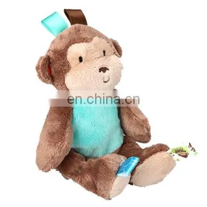 2016 Best Baby Gift Soft Velboa Monkey Toy for Touching Pratice thumbnail-1
