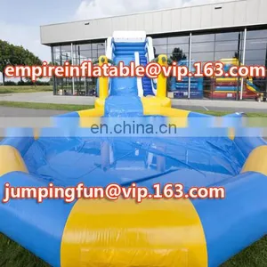 Charming Inflatable Water Slide , Meidum Size Inflatable Slide With Pool for Kids ID-SLM070 thumbnail-1