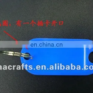Blue Keychain Plastic Hangtag thumbnail-1