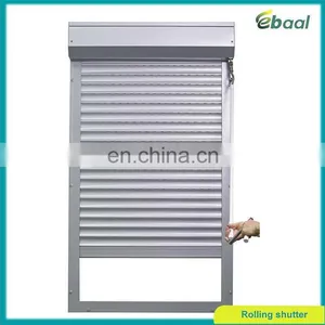 Manual Control Crank Aluminum Shutter Window thumbnail-1