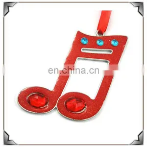 Zinc Alloy Musical Symbols Hang Adorn for Christmas Ornament thumbnail-1
