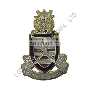 Custom Gold Finish Custom Metal Hard Enamel Badge Lapel Pin thumbnail-2