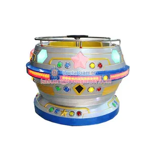 Zhongshan Amusement Park Equipment Swing Dancing Rides Disco Turning Tagada Mini 4 Seat UFO Disco, Swing Chair thumbnail-2