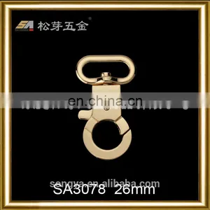 China Dongguan Professional Supplier About Gold Plated Hook Hardware Fashionable Handbag thumbnail-1