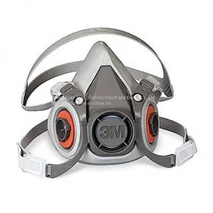 3m Respirator Half Gas Mask 6200 Half Face Gas Mask With Double Cartridge Filter thumbnail-1