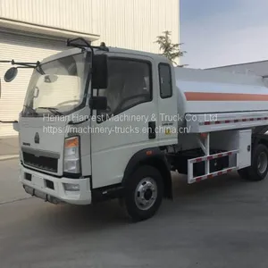 Sinotruk Howo 4x2 5000 Liters Fuel Tank Truck Oil Tanker thumbnail-4