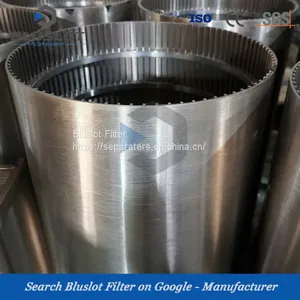 10 Microns Stainless Steel Wedge Wire Screen Filter Element thumbnail-4