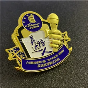 High-end Badge Metal Badge Custom-made Chest Badge Factory thumbnail-2