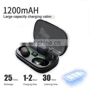 Earphone Headphone Version 5.0 High Quality 2021 Amazon Top Seller Wholesale Cellphone Headset Earbuds Wireless Stereo Earphone thumbnail-2