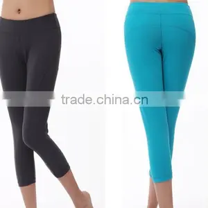 Breathable Supplex Fitness Wear Yoga Capri thumbnail-1
