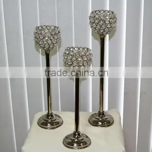 Floor Wedding Candelabra With Crystal Ball thumbnail-4