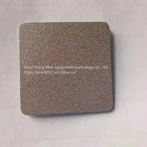 Sintered Porous Titanium Plate 5-70um PTL for PEM Water Electrolysis Hydrogen Production thumbnail-1