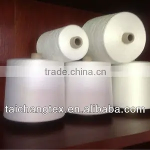 Polyester Spun Yarn for Raw White 100 Spun Polyester Sewing Thread thumbnail-1