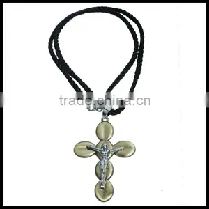Titanium Steel Pendant Cross of Jesus thumbnail-1