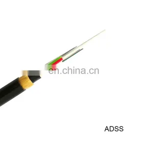Fibra Optica Adss Double Jacket PE Sheath 80 Meters Span OD 11.6MM 5KN RTS 12 Core B1 ADSS Fiber Optic Cable thumbnail-2