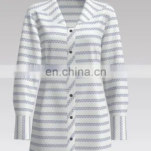 2022 Hot Sale 100% Cotton Dobby Designs for Women's Wear thumbnail-5