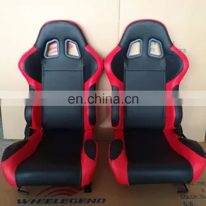 Adjustable Custom LOGO Suede Universal Racing Seats Car Seat thumbnail-4