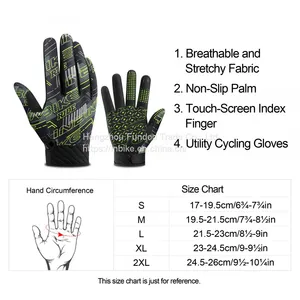 INBIKE Men's Cycling Gloves Gel Padded Breathable thumbnail-4