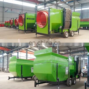 Movile Rotary Trommel Screen Compost Screening Machine Rotary Sand Screening Machine Sand Trommel Screen thumbnail-5