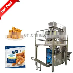 Multi-head Weigher Automatic Weighing Fried Food Packing Machine Fried Chicken French Fries Packing Machine thumbnail-1