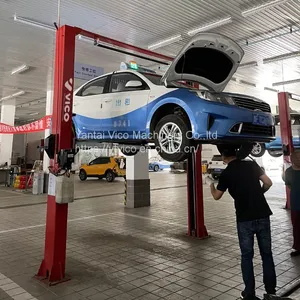 Hydraulic Car Lift Tyre Repair Machine 4.0 Tons Gantry Two Post One Side Manual Release Lifter 2 Post Design # V-LZL-A-2240 thumbnail-5