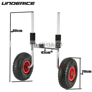 UICE Factory Sit On Top Kayak Cart Aluminum Foldable Kayak Carrier Trolley Foldable Kayak Carrier Trolley thumbnail-1