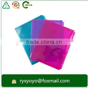 Wholesale a4 pp Clear Plastic Office Document File Holder With Punched 3 Hole thumbnail-3