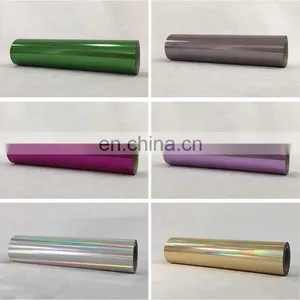Korea Quality Wholesale High Elastic Foil Metallic Heat Transfer Vinyl for t Shirts thumbnail-2