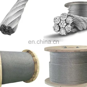 Elevator 8*19S+FC Hot Sale Steel Wire Rope for Traction Machine Elevator Rope thumbnail-2