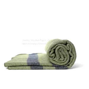 High Quality 100%wool Military Blanket/Army Blanket thumbnail-4