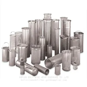 Filter Tube Stainless Perforated Metal Filter,quality Stainless Steel Strainer Tube Filter .Stainless Steel Tube Filter Oil Mesh Filter thumbnail-5