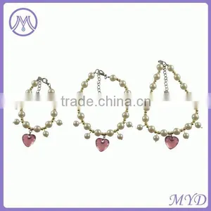 Customized Metal Pearl Pendant Necklace for Pet Dog Cat thumbnail-2