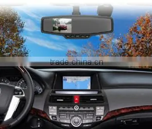 Rearview Mirror Car DVR With 2.7 Inch TFT LCD Srceen 2-way Video +720P thumbnail-3