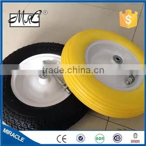 Wholesale PU Foam Wheel,flat Free Wheel, Polyurethane Wheel 3.50-8 thumbnail-1