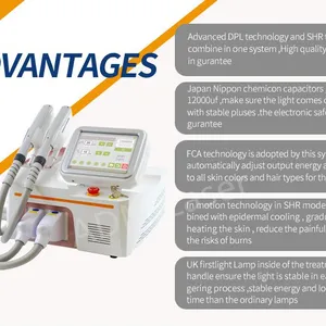 Hot Sale Dual Handpiece E-light IPL Super HR Hair Removal DPL Pigment Removal DPL Machine thumbnail-3