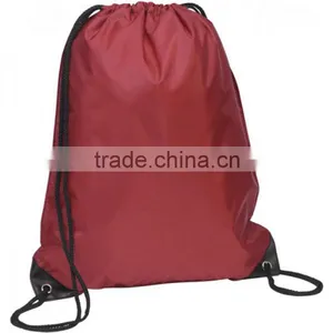 Promotional Polyester Drawstring Sport Bag With Custom LOGO thumbnail-1