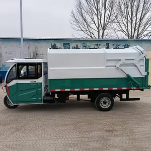 Property Electric Three - Wheeled 7 - Cubic - Meter Self - Loading and Self - Unloading Vehicle, Large - Scale Compressed Garbage Bin - Hanging Vehicle With Simple Operation thumbnail-3