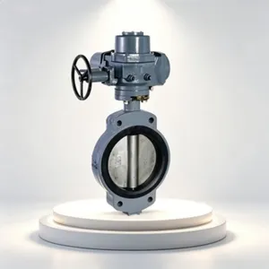 GB/T3037-94 Marine Electric Butterfly Valve Flange/Wafer Type for Seawater Freshwater thumbnail-1