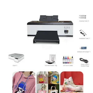 DTF Printer Direct to Film Printing Machine, Desktop DTF Transfer Printer for T Shirt Cotton Polyester Garment Printing thumbnail-1