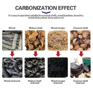 Charcoal Making Furnace Coconut Charcoal Making Machine Sawdust Briquette Charcoal Making Machine EPC thumbnail-3
