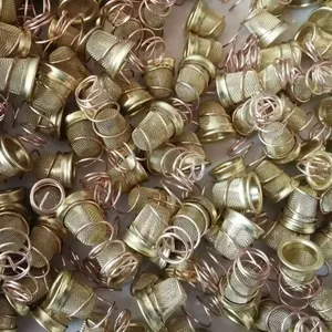 High Quality Silver 310S Stainless Steel Round Hole Perforated Metal Mesh Custom Cut Processing for Filter Applications thumbnail-2