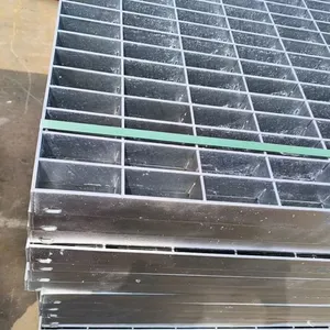 Plain Steel Floor Grating, 30x30mm Mesh, Hot Dip Galvanized, For Drainage Covers and Trenches thumbnail-3