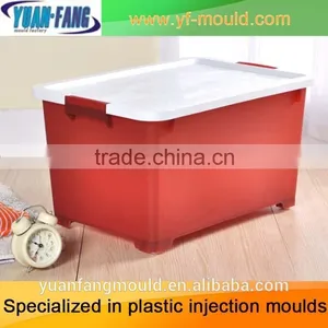 China OEM High Quality Household Products Plastic Injection Turnover Box Mould Factory Price thumbnail-1