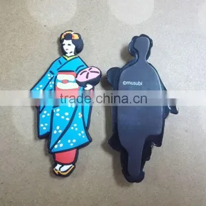 Round Tourist High Quality 3D Soft PVC Fridge Magnet for Souvenir thumbnail-5