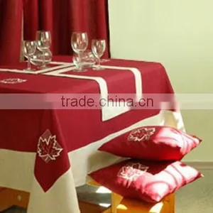 Libra Maroon Table Cover thumbnail-1