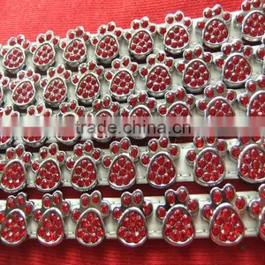 Produce 10 mm Footprint Paw Slide Charm Jewelry Diy Letters Wholesale thumbnail-5