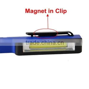 Plastic Portable Pen Shape LED Work Light Bar Torch 3*AAA LED Working Torch Light Quality Choice thumbnail-2