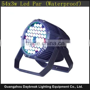 Cheap LED Stage Lighting High Quality 54x3w Led Par 64 IP65 DMX512 Par64 RGBW thumbnail-1